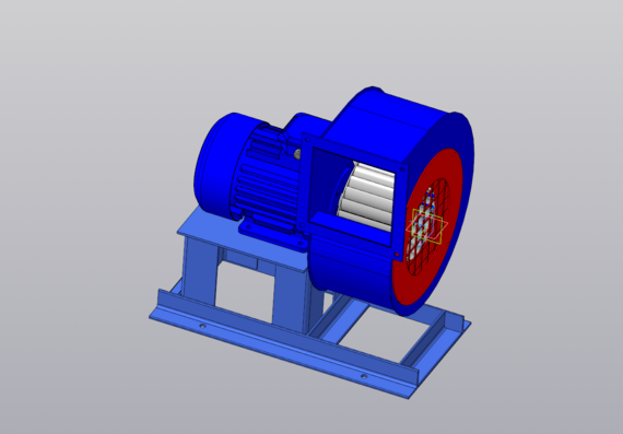 3D model of the fan VTs 14-46 No2