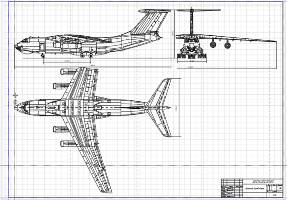 Ил-76 общий вид