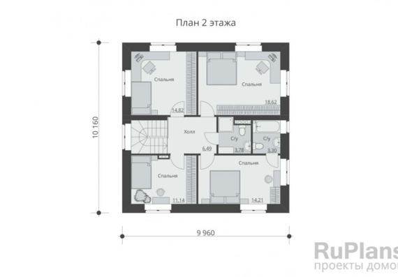 2-х этажный коттедж в Астане