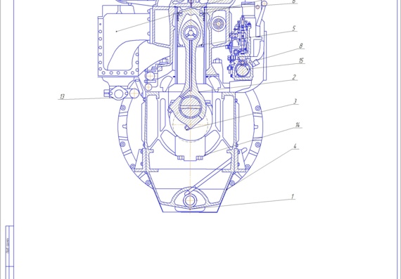 Engine 8 chn 20/26 (8VD26/20AL-2)