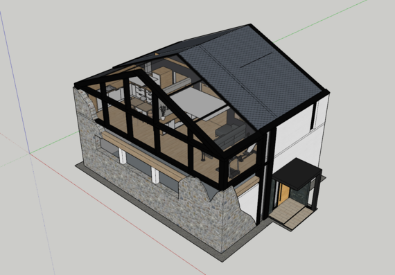 sketchup house model