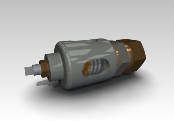 Клапан предохранительный 3D модель