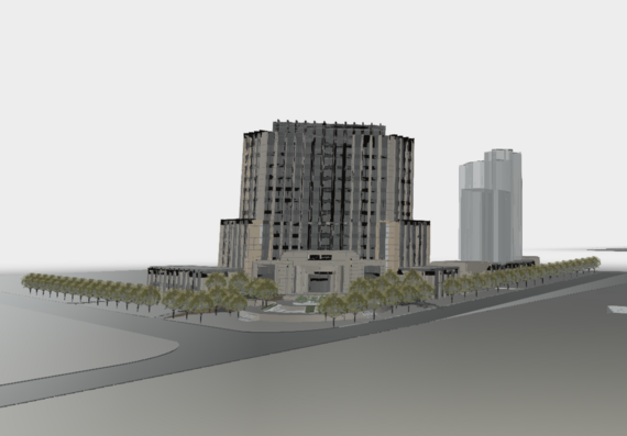 Архитектурное решение фасада государственного здания