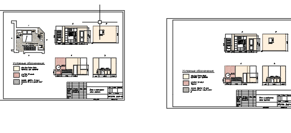 Residential apartment project in AutoCAD
