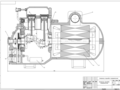 Piston compressor for heat pump