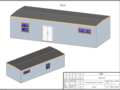 Unit modular boiler house (BMK) in revit