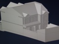 3d model of a two-storey mansion