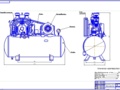 Construction, calculation and technical operation of the garage compressor BALMA NS 59 S/500 FT