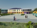 3d модель здания детского развлекательного центра