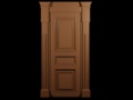 Дверь дизайнерская с сандриками и багетами