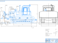 Calculation and design of a bulldozer based on the T-130 tractor