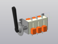 3D assembly of the switch Korenevo BP 32-31V