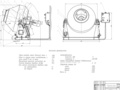 Gravitational concrete mixer drawings and calculations 1.1 m3