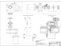 Design of chain conveyor drive with two-stage cylindrical horizontal reduction motor with outer-engagement helical gears