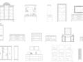 Furniture in AutoCAD and Compass dwg frw format