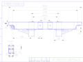 Calculation and design of steel structure of bridge crane 12.5 t.