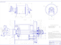 Special automobile crane, 125 t, hydraulic drive calculation