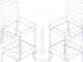 Blocks AutoCad Furniture in 3D