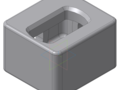 3D модель - Фитинг нижний угловой крупнотоннажного контейнера