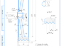Calculation and drawings of a two-stage cylindrical gearbox with v-belt transmission