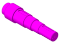 3D-модель редуктора цилиндрического двухступенчатого