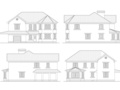 Architectural project. Object 88/99-45 Individual single-family residential building