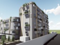 Residential building of different heights in revit