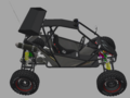 Buggy Cart Cross 250cc 3D Model