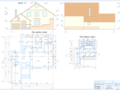 Project for the construction of a two-storey building of an individual residential building