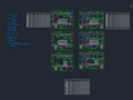 Super detailed diagram of equipment racks in the data center