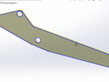 3D model in SolidWorks2019 Excavator stick EO-2621