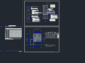 Basement plan, window node, base node, floor structures in Autocad